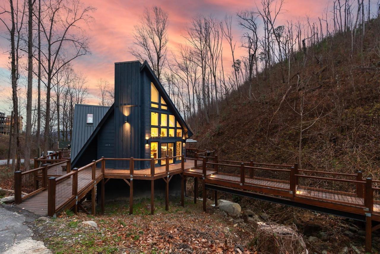 Night Owl Cabin Villa Гетлинбург Екстериор снимка
